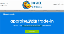 Desktop Screenshot of bigshoeautosales.com